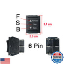 2 Pcs Universal Forward and Backward Switch for 6-24V Power Wheel Circuit Magic Cars 1