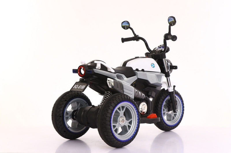 12V Kids Ride-On Motorcycle with 3 Wheels, LED Lights, and Audio Features Magic Cars 5