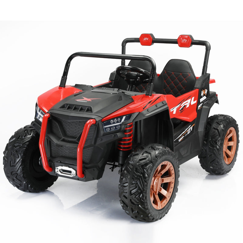 Kids 2-Seat Ride-On UTV with Remote Control, LED Lights, and AUX Input Magic Cars 1