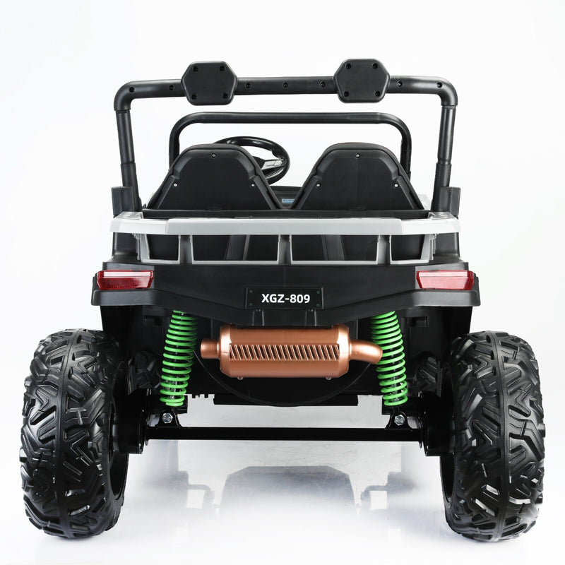 Kids 2-Seat Ride-On UTV with Remote Control, LED Lights, and AUX Input Magic Cars 3