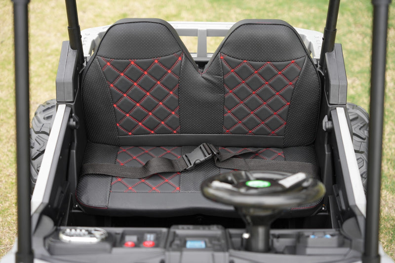 Kids 2-Seat Ride-On UTV with Remote Control, LED Lights, and AUX Input Magic Cars 5