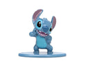 Matt Blue Weathered Volkswagen Beetle Diecast Car with Stitch Figure Littleo and Stit Magic Cars 1
