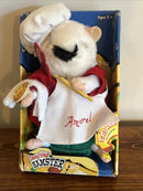 Vintage Gemmy Hamster Singing and Dancing Luigi That's Amore 2002 Chef New In Package Magic Cars Variant 0