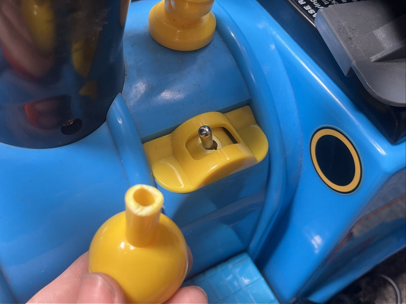 Vintage Motorized Ride-On Thomas the Tank Engine Train with Charger and Track Magic Cars 1