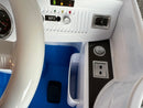 ROLLPLAY Blue VW T1 Bulli Kids Electric Vehicle Magic Cars 5