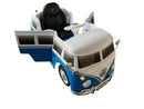 ROLLPLAY Blue VW T1 Bulli Kids Electric Vehicle Magic Cars Variant 0