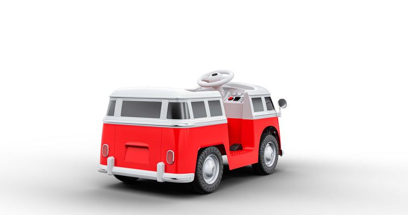 Volkswagen VW Van Bus Ride On Car for Kids - Complete with Sound Effects!