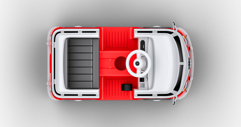 Volkswagen VW Van Bus Ride On Car for Kids - Complete with Sound Effects!