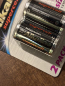 Walgreens C Size 1.5V Alkaline Supercell Batteries 2-Pack Retro Edition Magic Cars 2