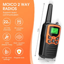 MOICO Long Range Walkie Talkies for Adults with 22 FRS Channels Magic Cars 1