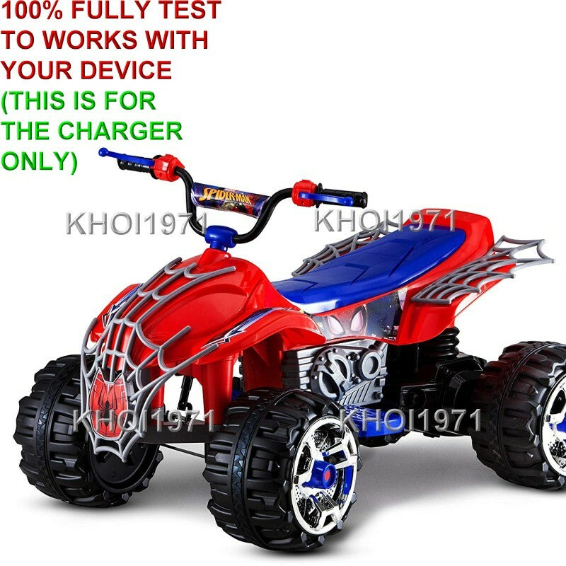 12V AC Wall Charger Adapter for Kid Trax Spiderman Power ATV Ride-On KT1301I Magic Cars 1