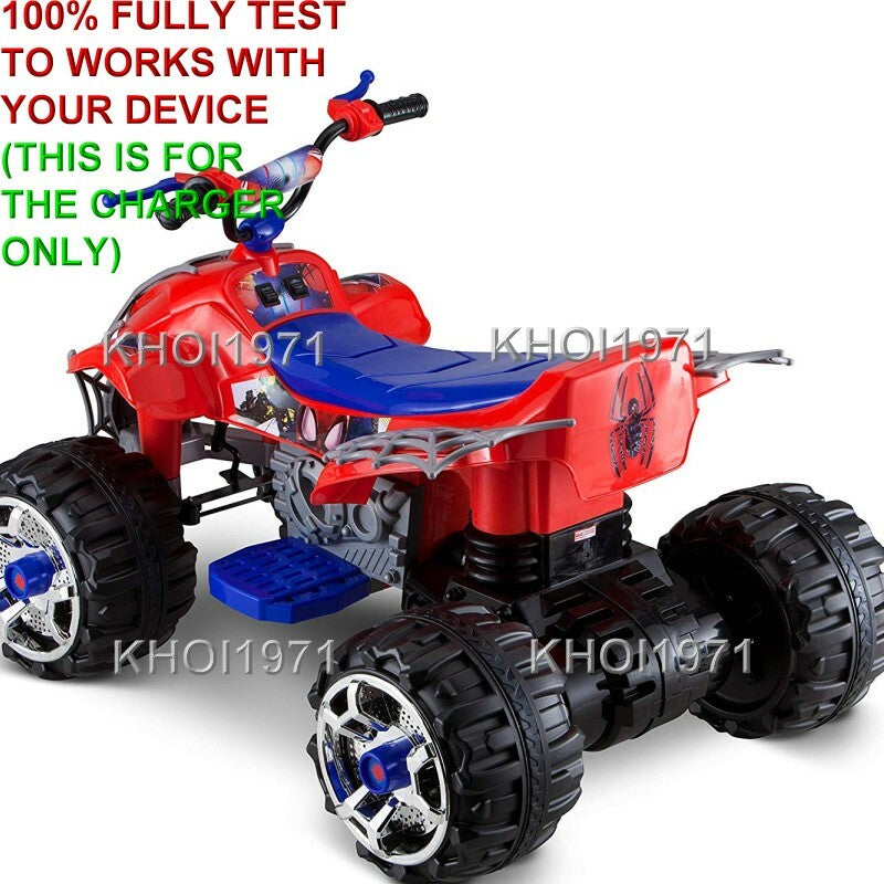 12V AC Wall Charger Adapter for Kid Trax Spiderman Power ATV Ride-On KT1301I Magic Cars 4