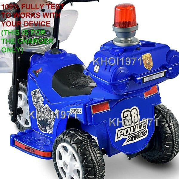 AC Charger Adapter for Kid Motorz Little Patrol Motorcycle Model 0286 Magic Cars 2