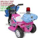 Wall Charger and AC Adapter for Kid Motorz Little Police Patrol Ride-On Motorcycle Magic Cars 2