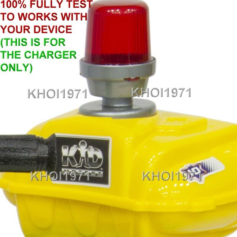 AC Wall Charger Adapter for Kid Motorz Little Police Patrol Ride-On Motorcycle Magic Cars 3