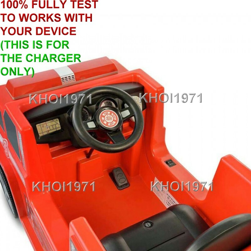 6V AC Wall Charger Adapter for Kid Motorz Fire Truck Engine Ride-On Toy Magic Cars 1