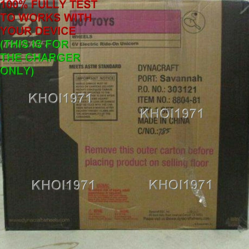 Wall Charger AC Adapter 4F 8804-81 for Unicorn Stable Buddies Deluxe Magic Cars 5