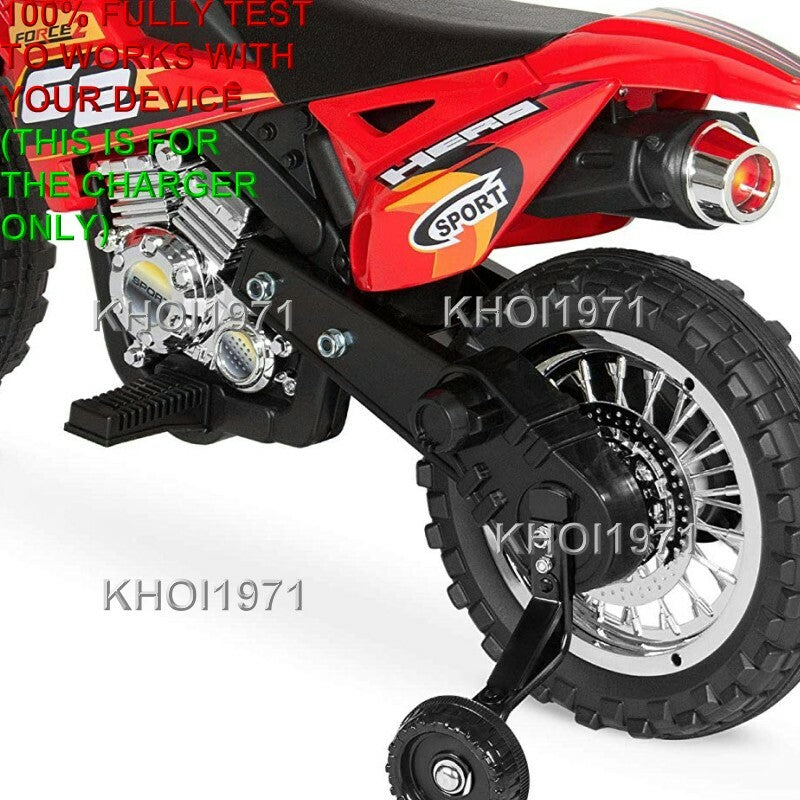 AC Wall Charger Adapter for Blazin Wheels 62 RT Force Z Hero Dirt Motor Bike Ride Magic Cars 10