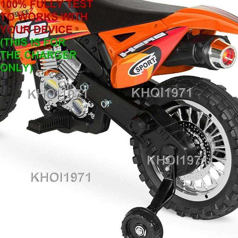 AC Wall Charger Adapter for Blazin Wheels 62 RT Force Z Hero Dirt Motor Bike Ride Magic Cars 11
