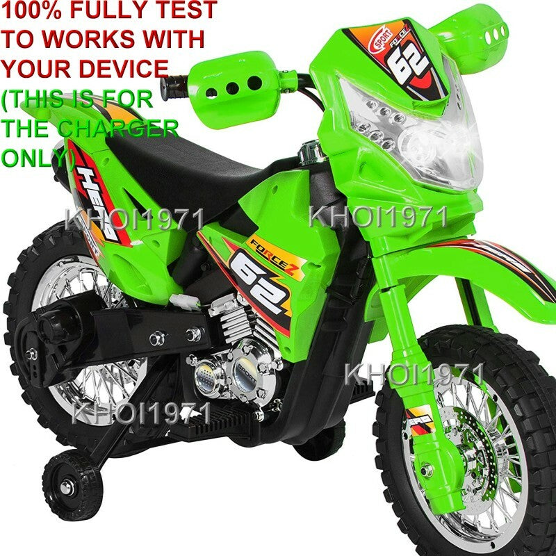 AC Wall Charger Adapter for Blazin Wheels 62 RT Force Z Hero Dirt Motor Bike Ride Magic Cars 2