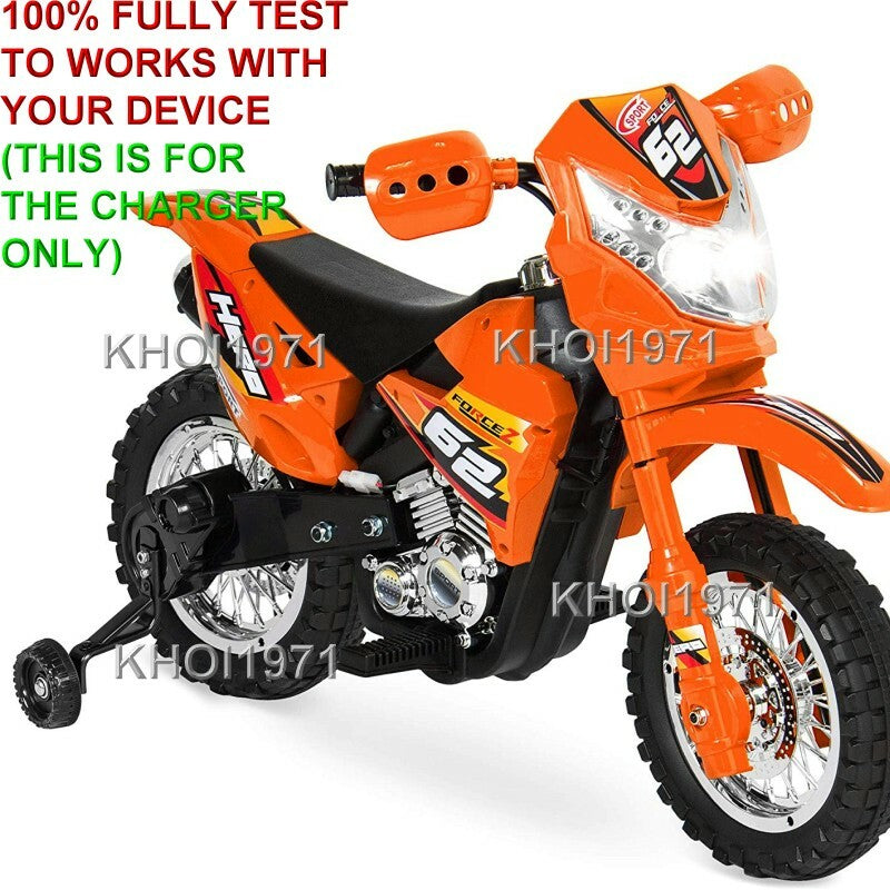 AC Wall Charger Adapter for Blazin Wheels 62 RT Force Z Hero Dirt Motor Bike Ride Magic Cars 3