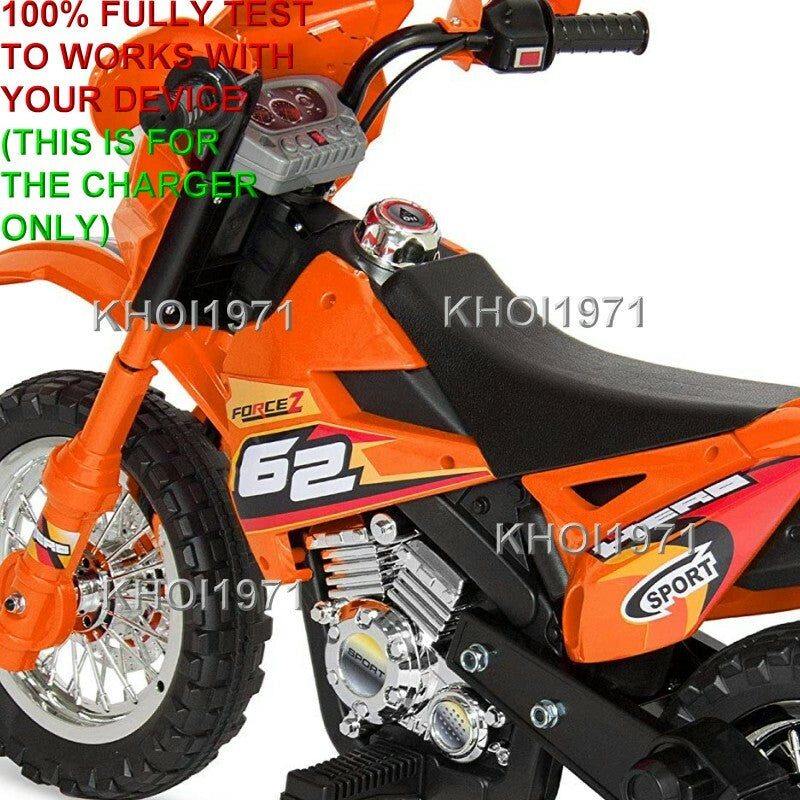 AC Wall Charger Adapter for Blazin Wheels 62 RT Force Z Hero Dirt Motor Bike Ride Magic Cars 8