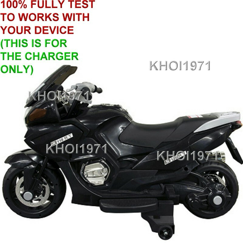12V AC Wall Charger Adapter for Blazin Wheels Ride-On Motorcycle Bike R118 RT Magic Cars 1
