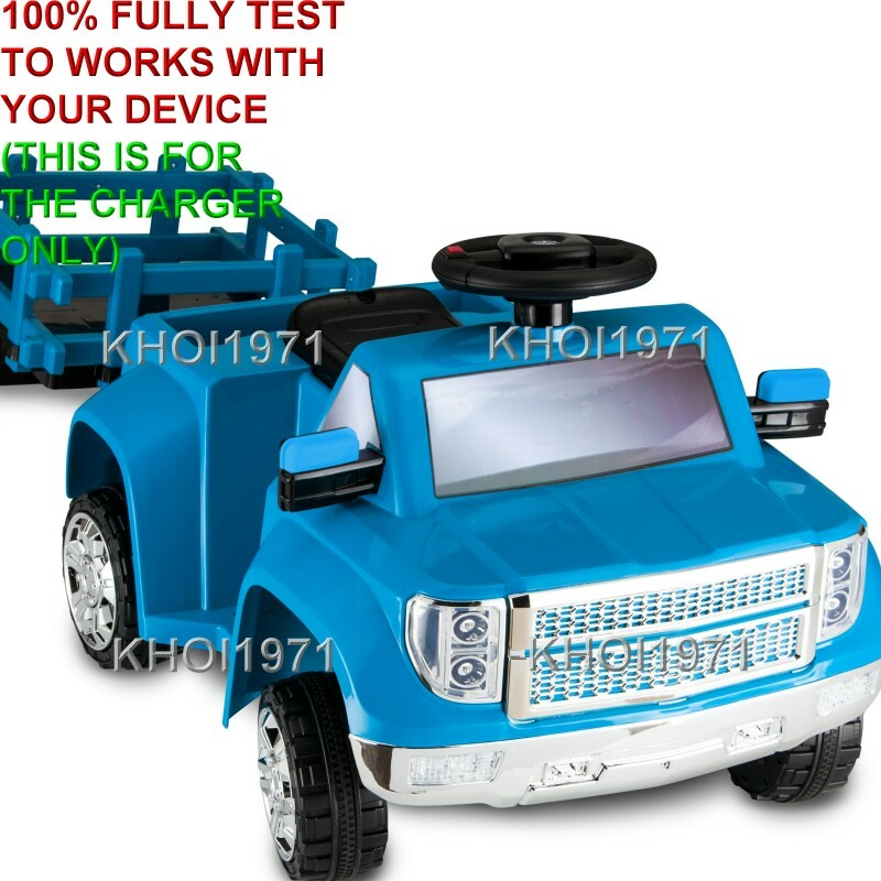 AC Wall Charger Adapter for Kid Trax KT1277WMA Heavy Hauling Ride-On Pickup Truck Magic Cars 1