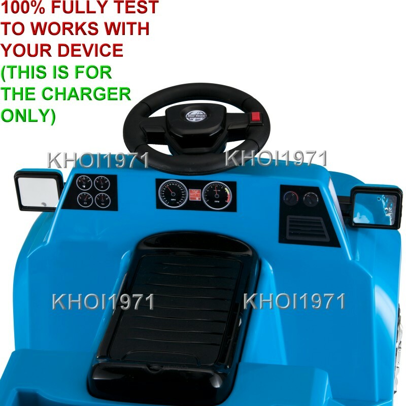 AC Wall Charger Adapter for Kid Trax KT1277WMA Heavy Hauling Ride-On Pickup Truck Magic Cars 6