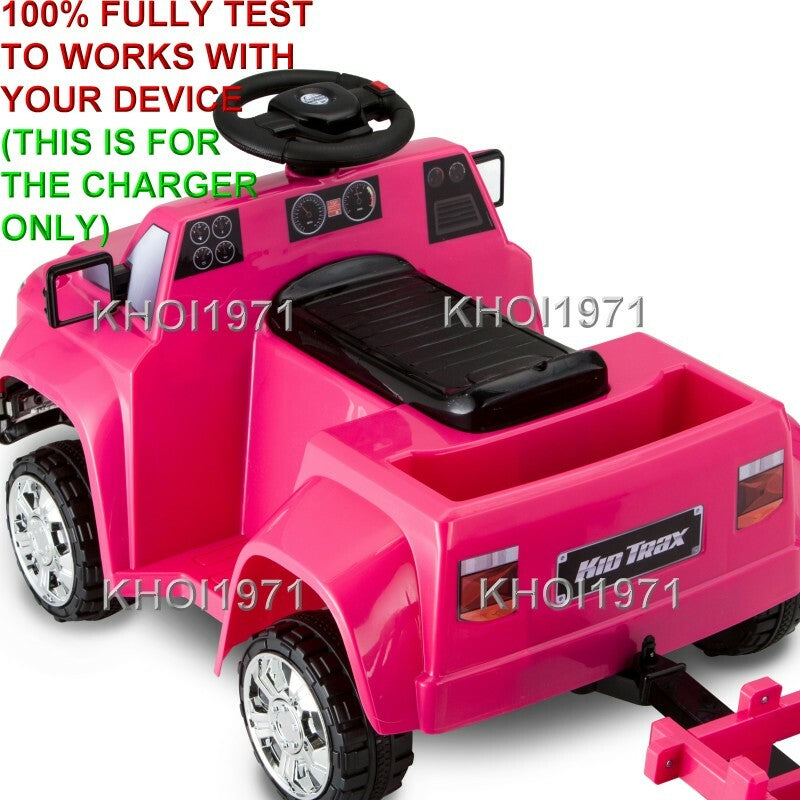 AC Wall Charger Adapter for Kid Trax KT1277WMA Heavy Hauling Ride-On Pickup Truck Magic Cars 7