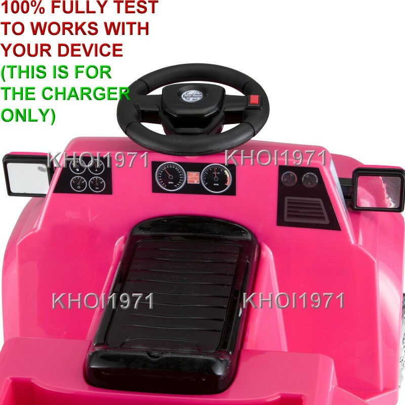 AC Wall Charger Adapter for Kid Trax KT1277WMA Heavy Hauling Ride-On Pickup Truck Magic Cars 8