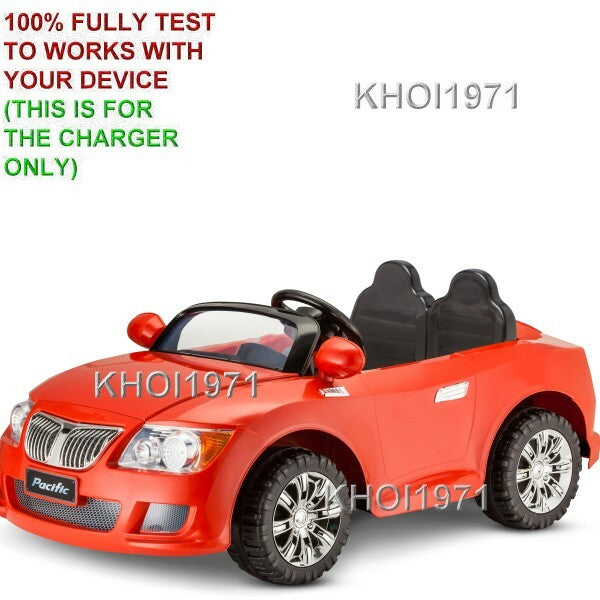 12V AC Charger Adapter for Kidtrax KT1267WM Cool Convertible Ride-On Car Magic Cars 1