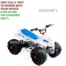 12 Volt AC Wall Charger Adapter for Monster Trax Quad Bike with White, Blue, and Red Trim Options Magic Cars 1