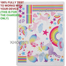 White 8V AC Wall Charger Adapter with Custom Coupe Sticker Decal for KidTrax Ride-On Car Magic Cars 8