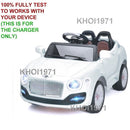 White 8V AC Charger Adapter for Kids Ride-On Car with Remote Control Magic Cars 1