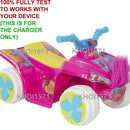 Pink AC Wall Charger Adapter for Dynacraft Trolls Quad Ride-On 8803-20 Magic Cars 4