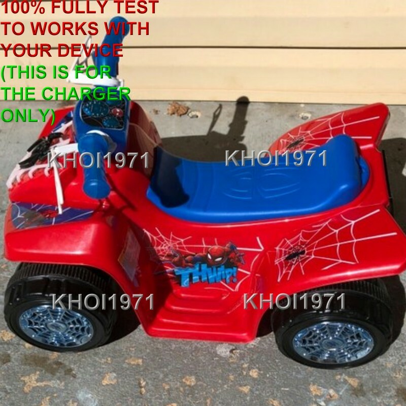 WALL charger AC adapter 8804-11 Dynacraft Spider-Man Quad ride on 6V-BATT