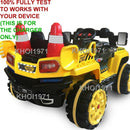 Yellow AC Wall Charger Adapter for Kid Motorz Construction Patrol Ride-On Truck Model 1158 Magic Cars 2