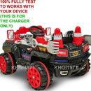 Black AC Wall Charger Adapter 8F4 1157 for Kid Motorz Construction Patrol Truck Ride-On Magic Cars 2