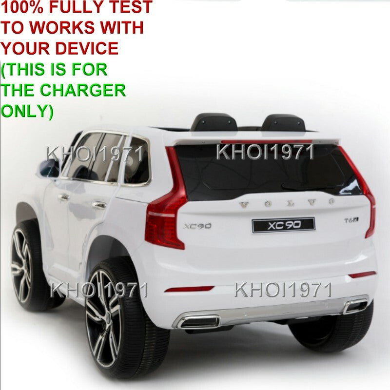 12V AC Wall Charger Adapter for Kid Motorz Volvo XC90 Ride-On Car Magic Cars 3