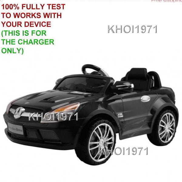 12V Black AC Wall Charger Adapter for Mercedes Benz SL65 Ride-On Toy Magic Cars 1