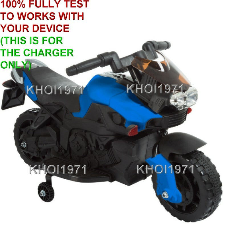 AC Wall Charger Adapter for Little Rider Ride-On Motorcycle Training Wheel Magic Cars 1