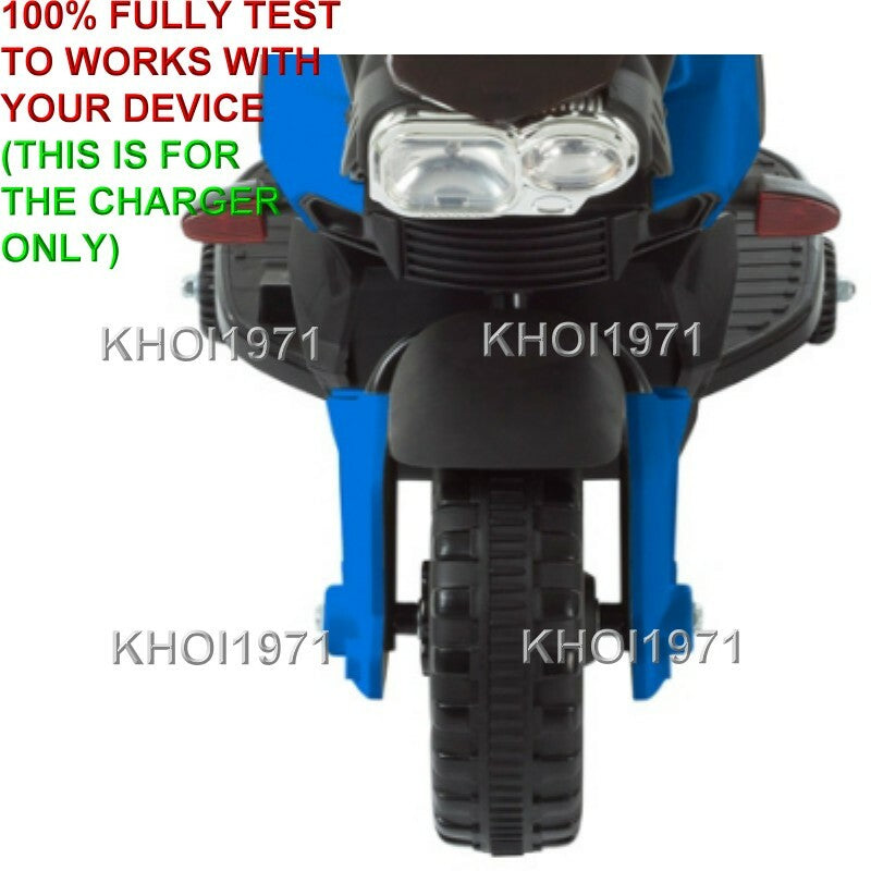 AC Wall Charger Adapter for Little Rider Ride-On Motorcycle Training Wheel Magic Cars 4