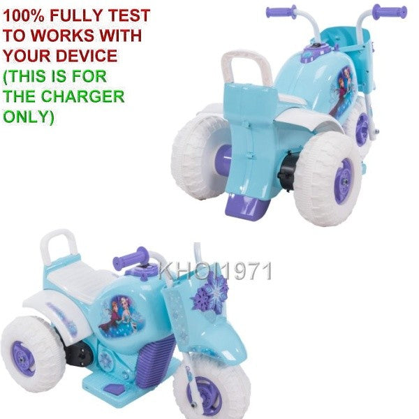AC Charger Adapter for Huffy Disney Frozen Girls Ride-On Tricycle Model 17317 Magic Cars 1