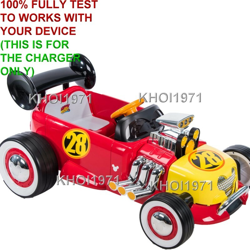 AC Wall Charger Adapter for 17607DTR Huffy Disney Mickey Roadster Racer Ride-On Toy Magic Cars 1