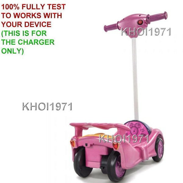AC Wall Charger Adapter for Huffy Disney Minnie Mouse Ride-On Scooter Model 18438 Magic Cars 3
