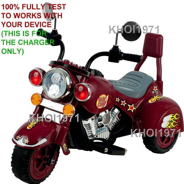 AC Wall Charger Adapter for 80-1616 Little Rider Harley Wild Child Ride-On Bike Magic Cars 3