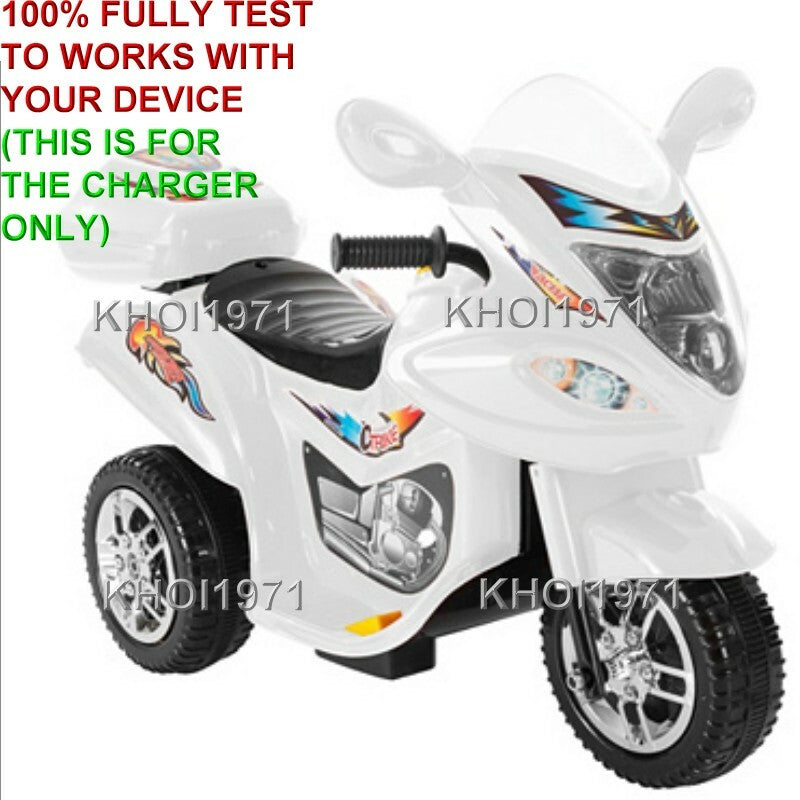 AC Wall Charger Adapter for 80-FL238D-R Little Rider 3-Wheel Ride-On Trike Bike Magic Cars 2