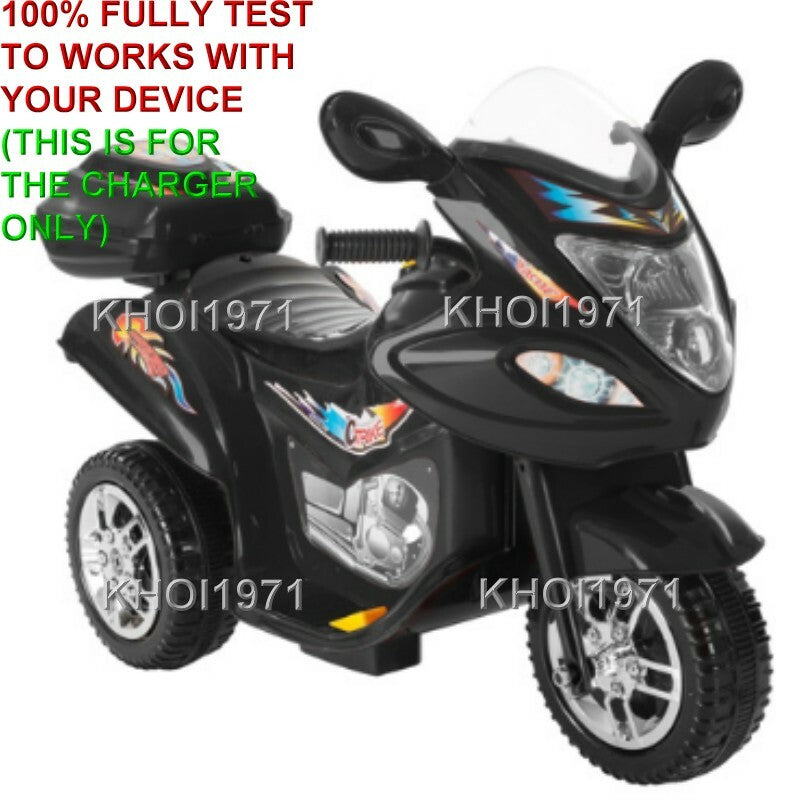 AC Wall Charger Adapter for 80-FL238D-R Little Rider 3-Wheel Ride-On Trike Bike Magic Cars 5