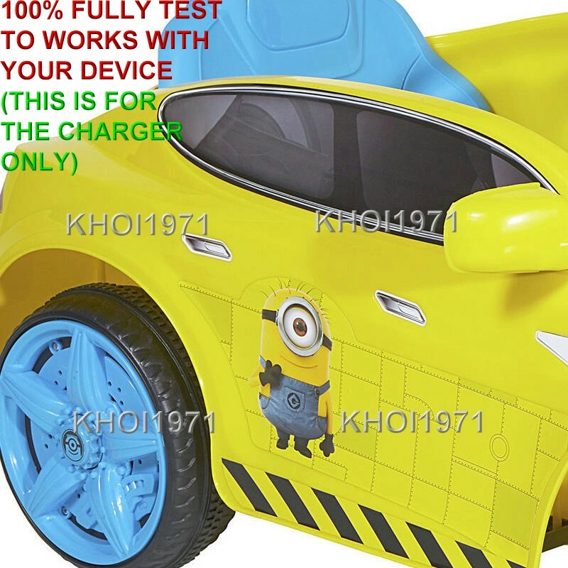 AC Wall Charger Adapter for 8802-42 Minions Speed Coupe Ride-On Toy Magic Cars 3